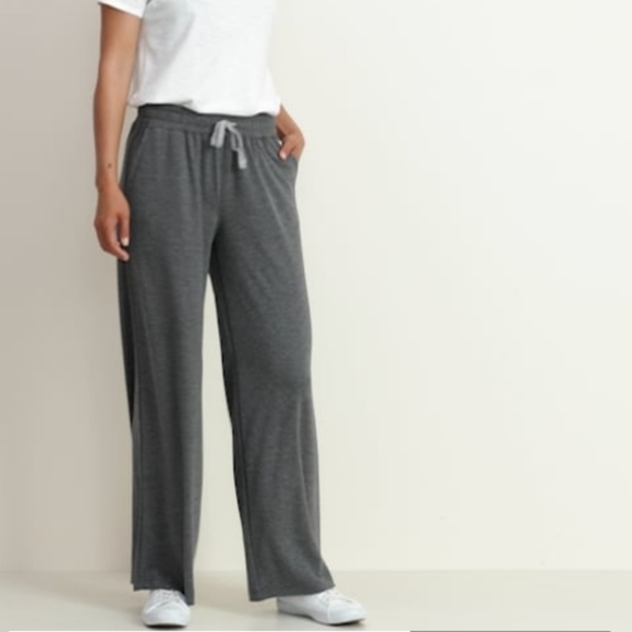 Old Navy Pants - XL TALL High-waist French Terry wide leg pants